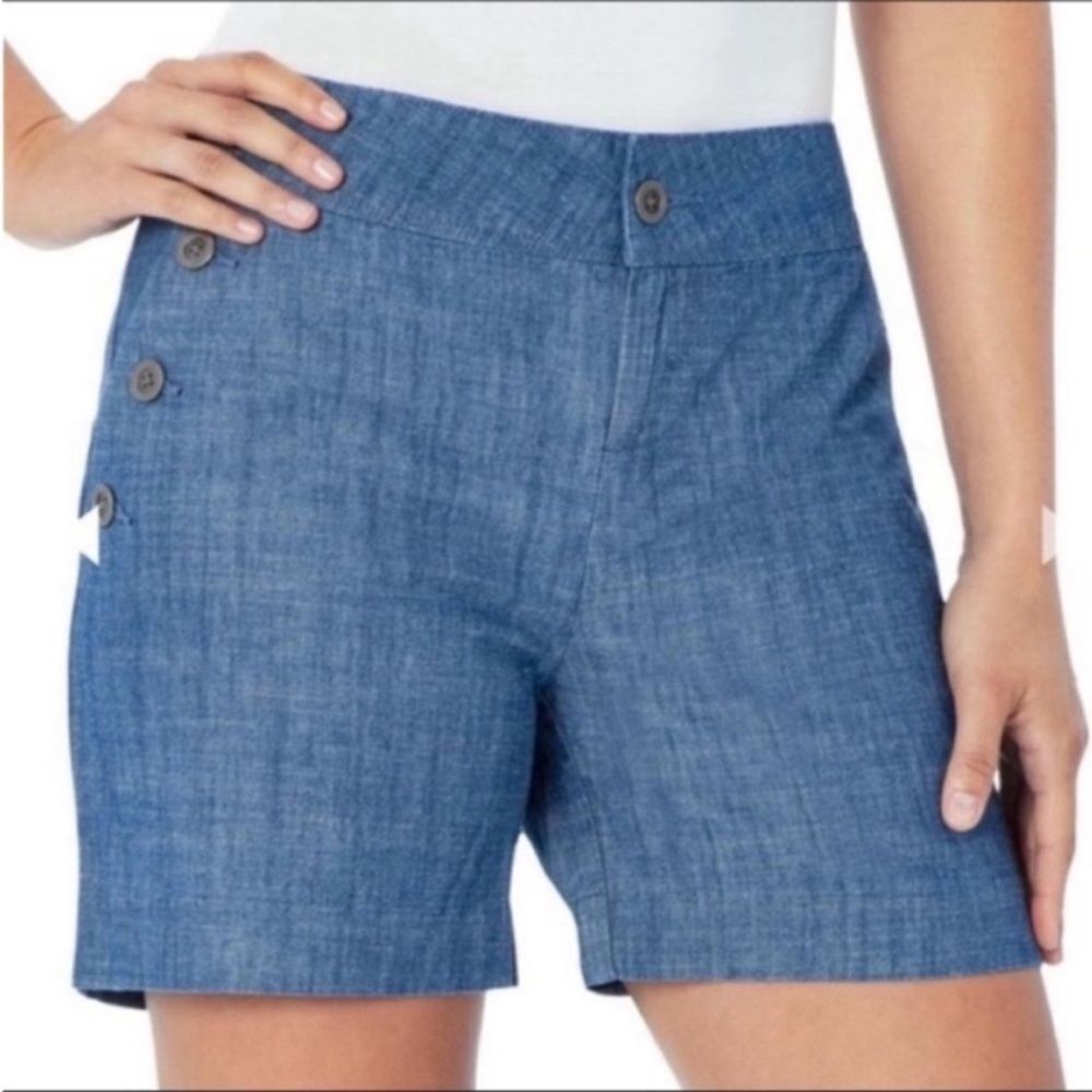The Limited Chambray Tailored Shorts Sz 12